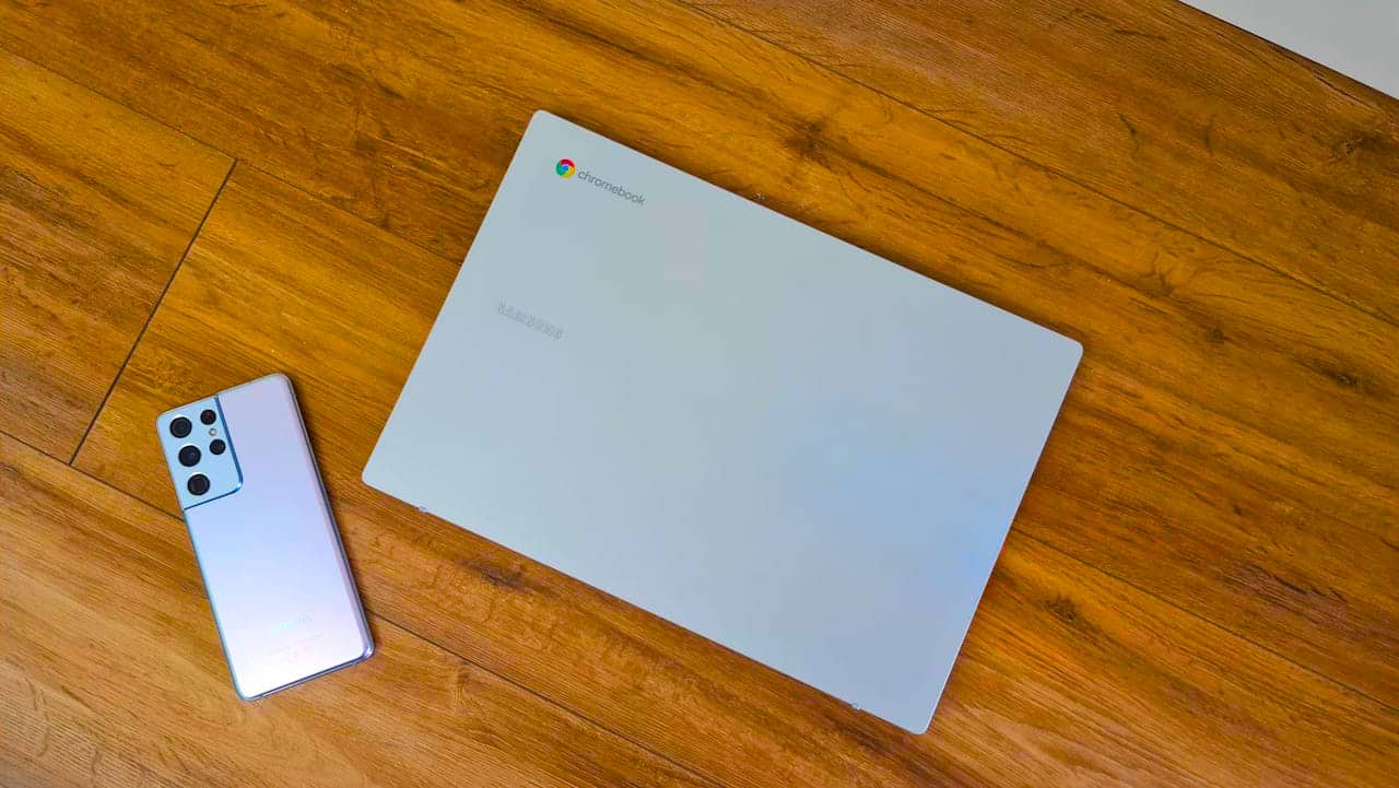 Galaxy S21 e Chromebook Go