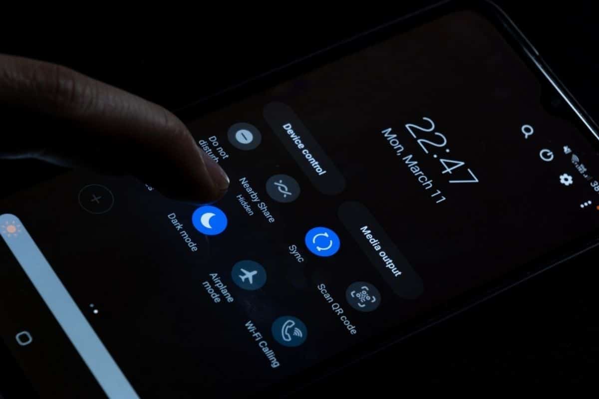 Modalità dark su samsung