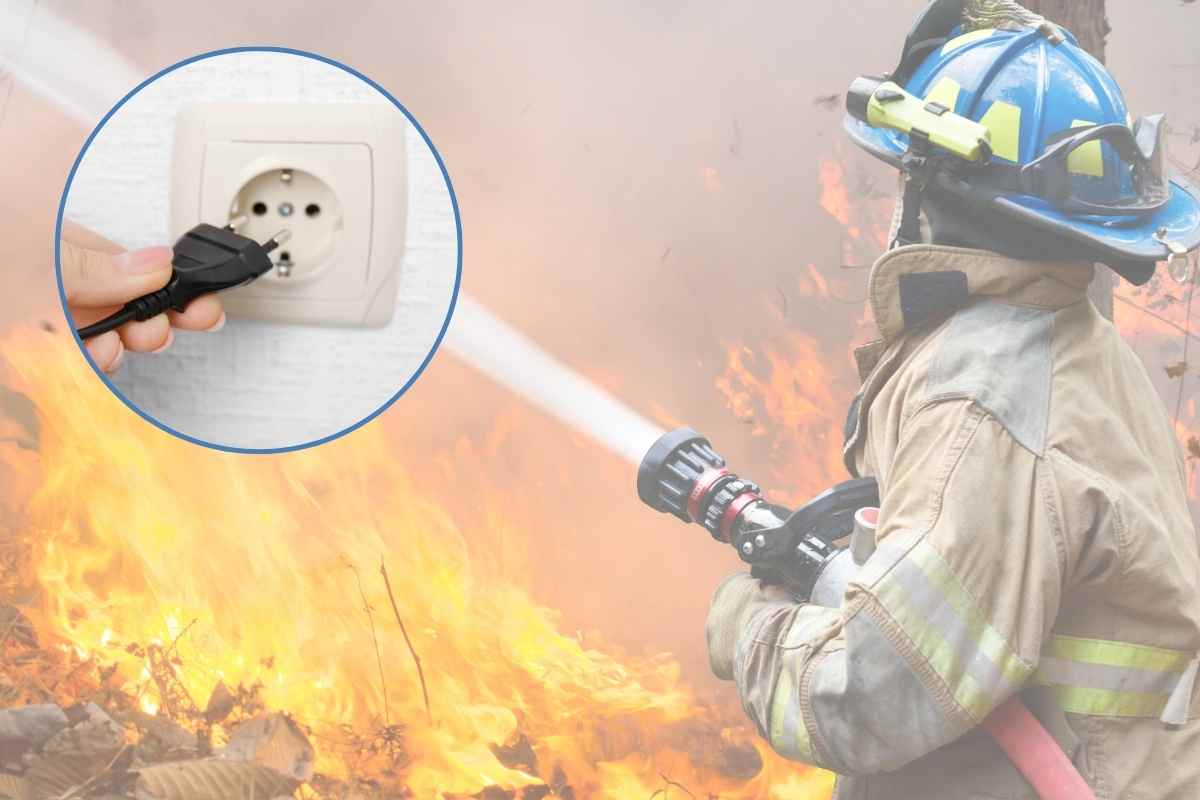 Allerta dei Vigili del Fuoco: "Va staccato subito dalla corrente"