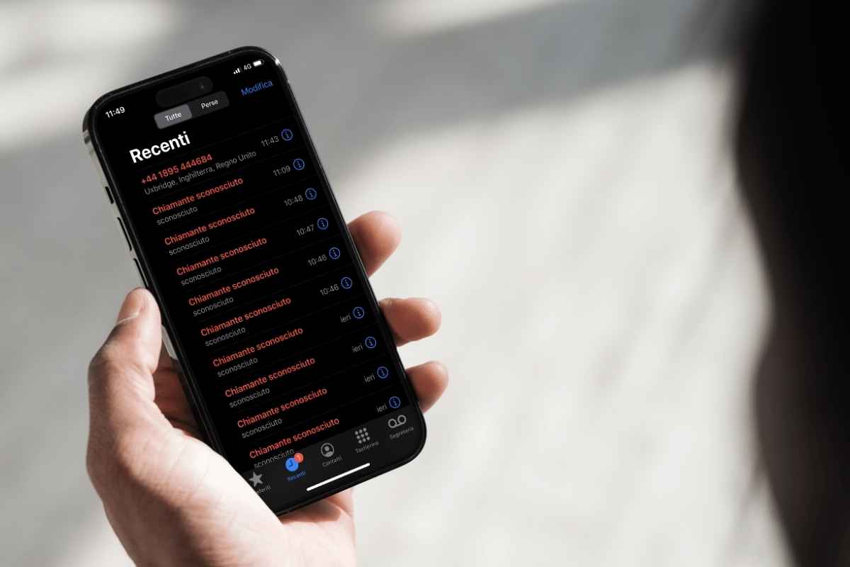 chiamate perse sul telefono sei finito nella trappola