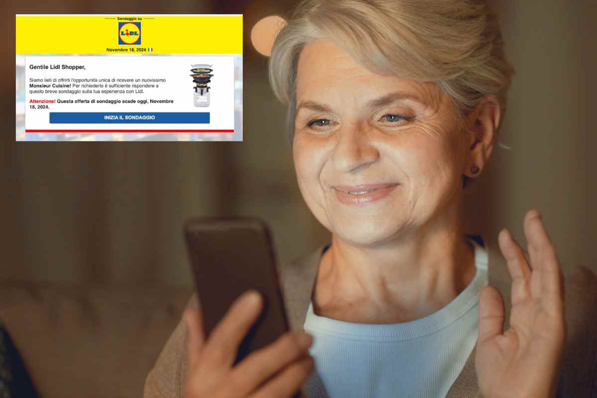 La truffa che usa il famoso marchio Lidl