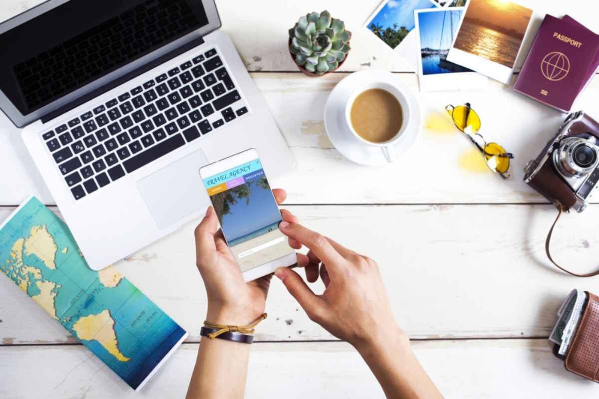 organizzare viaggio con app