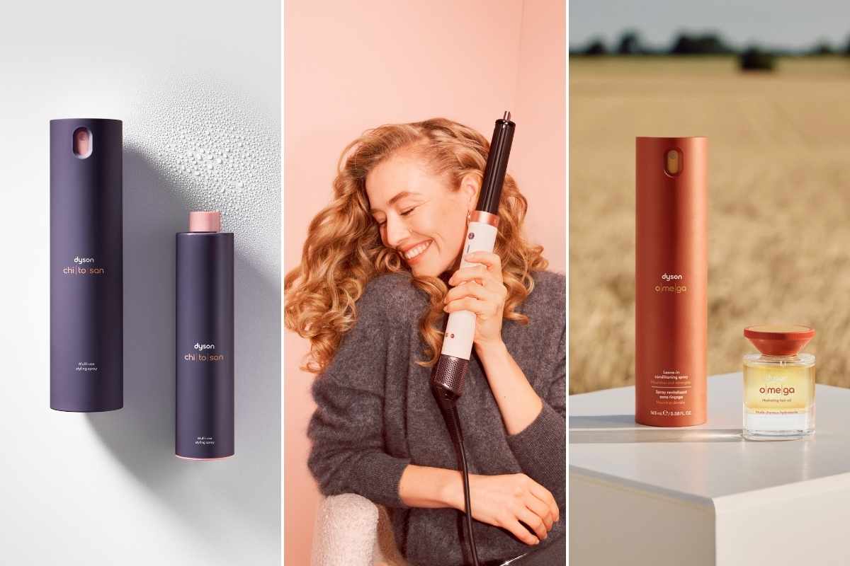 Tutte le novità Dyson per capelli: Chitosan, nuovo Airwrap 2x e la linea nutriente Omega