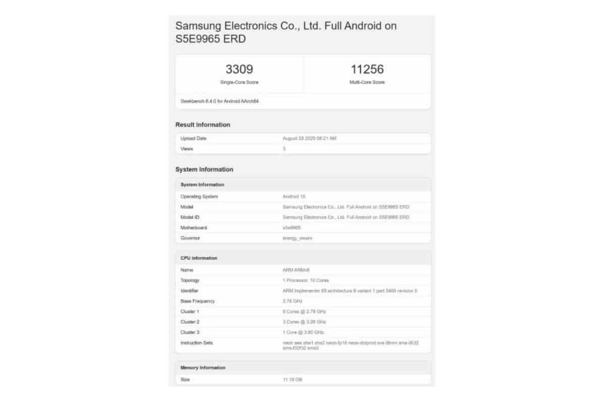 Samsung Exynos 2600 a 2 nanometri presto sul mercato