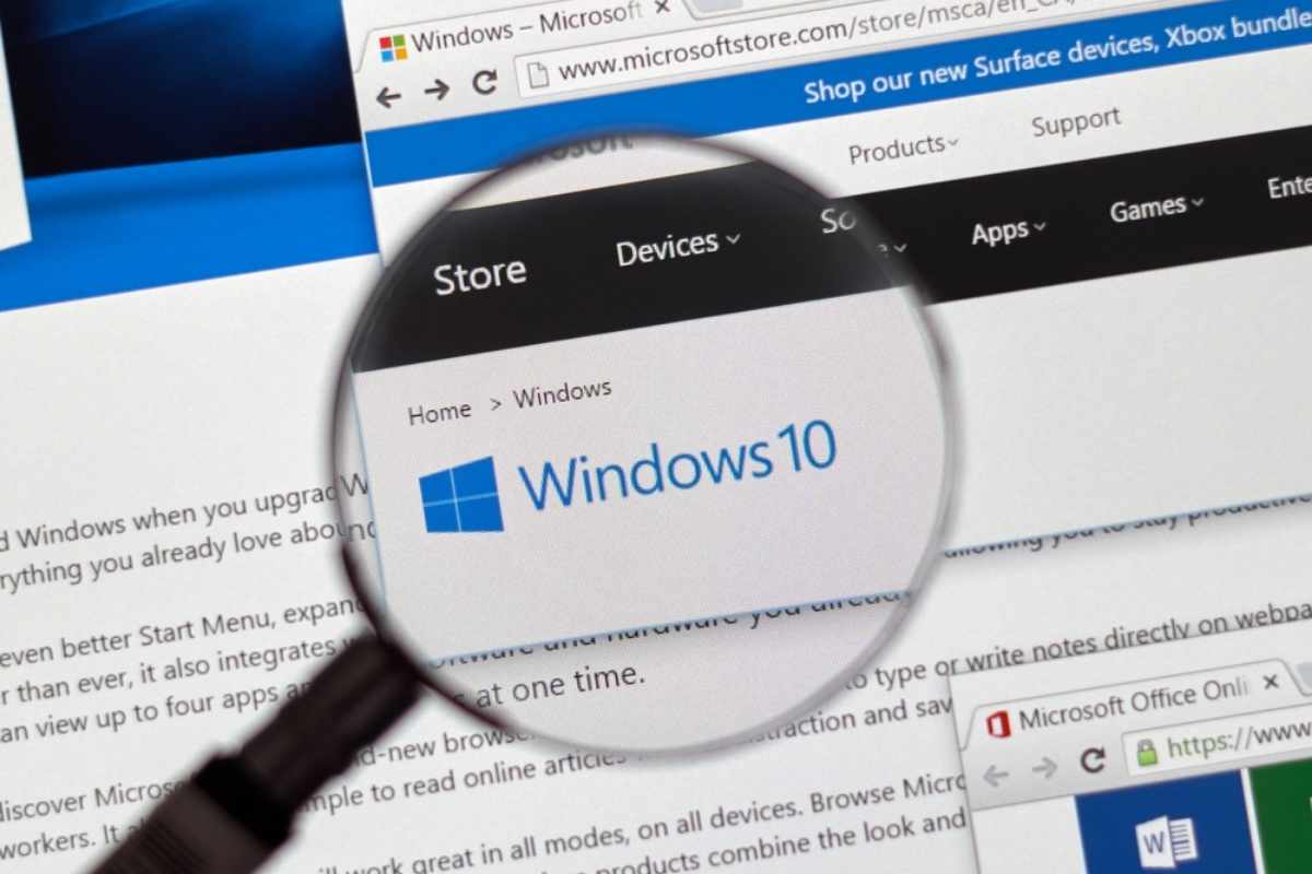 Fine supporto windows 10