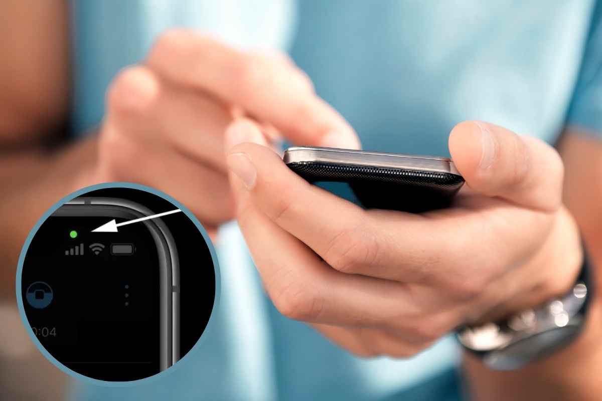 Se ti appare questo puntino sullo smartphone fermati