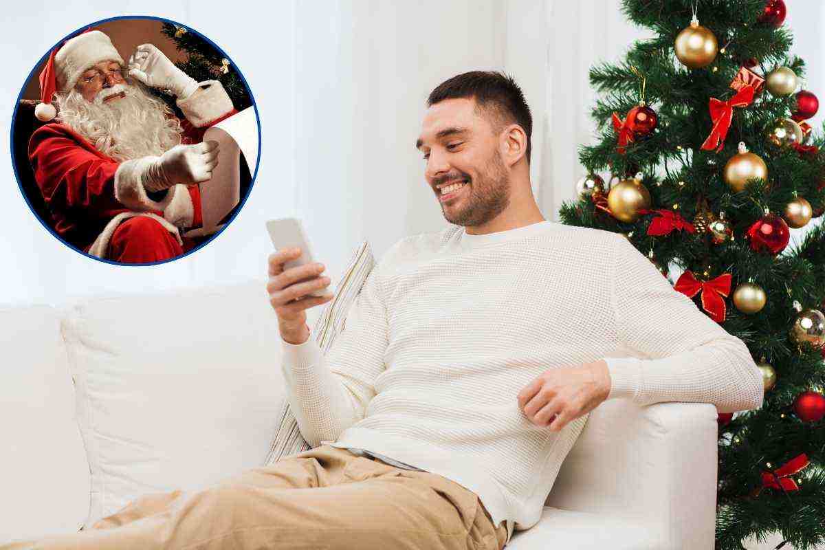 Attiva la funzione "parla con Babbo Natale"